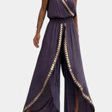 Lorena - Robe Mono Détails Dorés