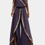 Lorena - Robe Mono Détails Dorés