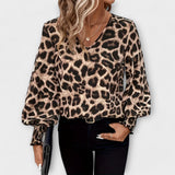 Joana - Blouse Stylée Léopard