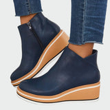 Botins orthopédiques en cuir