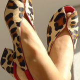 Louison - Sandales avec motif léopard