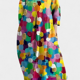 Ana - Robe Fluide avec Imprimé
