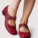 Clara - Escarpin Élégant en Cuir Synthétique