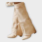 Bottes Hautes au Design Élégant