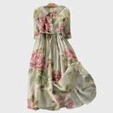 Robe Romantique Fleurie