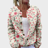 Catarina - Cardigan Floral d'Automne