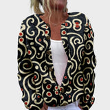 Gabriela - Cardigan Floral d'Automne
