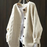 Lorença - Gilet en Tricot à Tresses