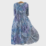 Robe Florale du Crépuscule