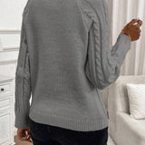 Francisca - Pull en Maille avec Boutons