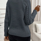 Francisca - Pull en Maille avec Boutons