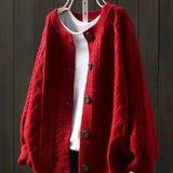 Lorença - Gilet en Tricot à Tresses