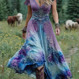 Serena - Robe Maxi Courte Florale