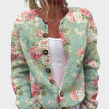 Vera - Cardigan Floral d'Automne