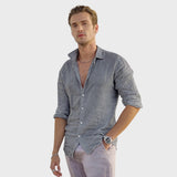Leonardo - Chemise en Lin Décontractée
