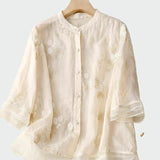 Chemise brodée
