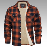Tiago - Veste Trucker Rayée en Fleece