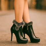 Magda - Bottes à Talons Chaleureuses