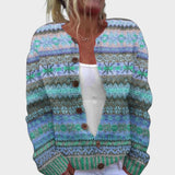 Isabel - Cardigan Floral d'Automne