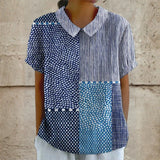 Alina - Chemise avec Imprimé Patchwork