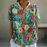 Diana - Chemise Florale en Aquarelle