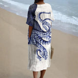 Oriana - Robe Inspirée par l'Océan