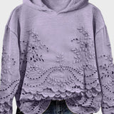 Sweat à Capuche en Dentelle