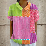 Zara - Chemise Colorée en Patchwork