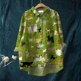 Bárbara - T-shirt Décontracté en Art de Chien Mignon