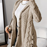 Sara - Manteau à capuche en peluche
