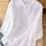 Cassiana - Blouse en Coton et Lin