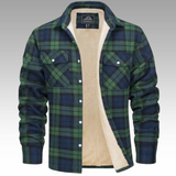 Tiago - Veste Trucker Rayée en Fleece