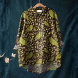 Vitória - Chemise Casual d'Art Vintage Floral