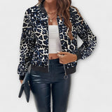 Raquel - Veste Élégante en Imprimé Léopard