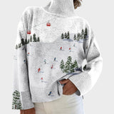 Francisca - Pull en Maille Artistique