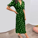 Mónica - Robe Élégante à Pois
