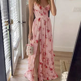 Sónia - Robe midi à motif floral