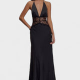Velina - Robe en dentelle et satin