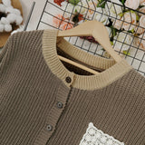 Marcelina - Manteau en Maille avec Poches