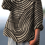 Marta - Chemise Décontractée avec Imprimé à Motifs Circulaires