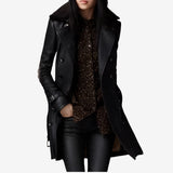 Carolina - Manteau Élégant en Cuir