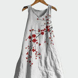 Robe avec Imprimé de Cerisiers