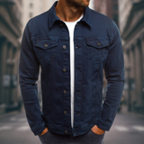 Artur - Veste en Denim Coupe Ajustée