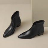 Camila - Bottines de Luxe avec Talon Bas