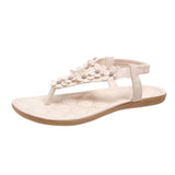 Sandales De Plage Avec Fleurs 3D