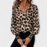Joana - Blouse Stylée Léopard