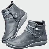 Bottines orthopédiques en cuir premium