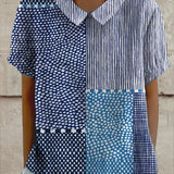 Alina - Chemise avec Imprimé Patchwork