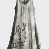 Robe avec couple de canards