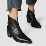 Camila - Bottines de Luxe avec Talon Bas